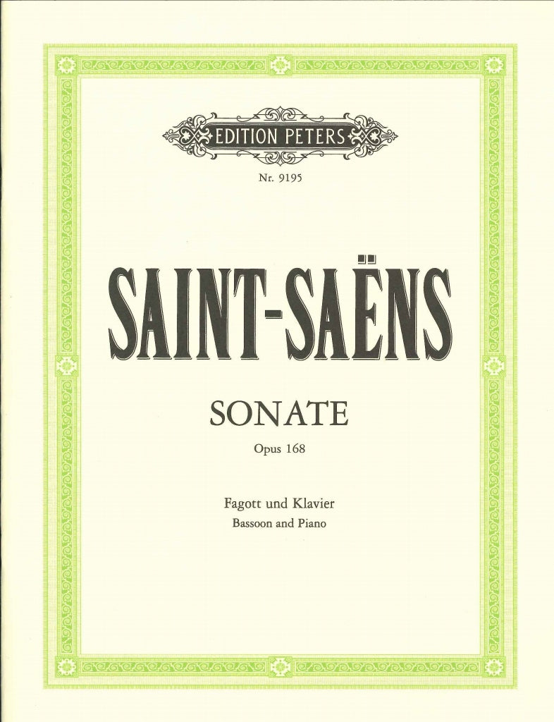 Saint-Saens, Sonata op. 168 (Zimmermann) (Peters)