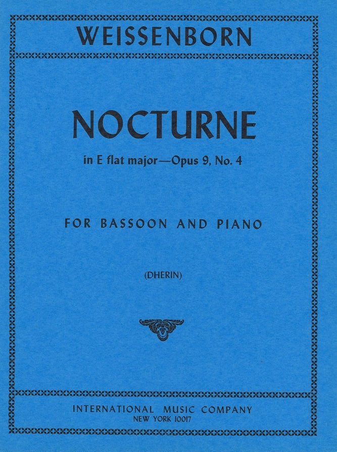 Weissenborn,J., Op.9-4 Nocturne (Dherin) (IMC)