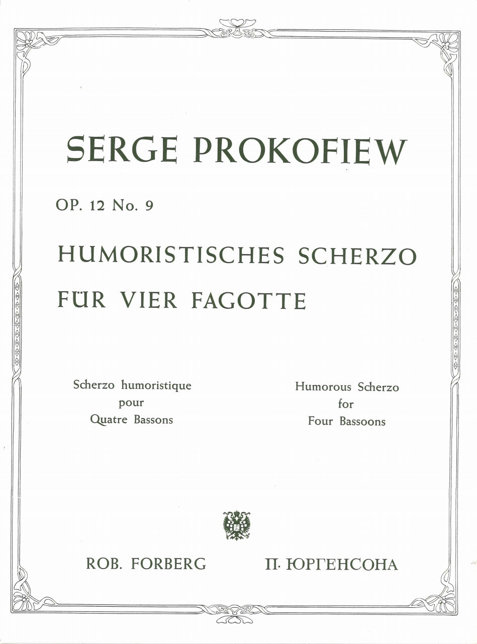 Prokofieff, Humoristisches Scherzo (Forberg)