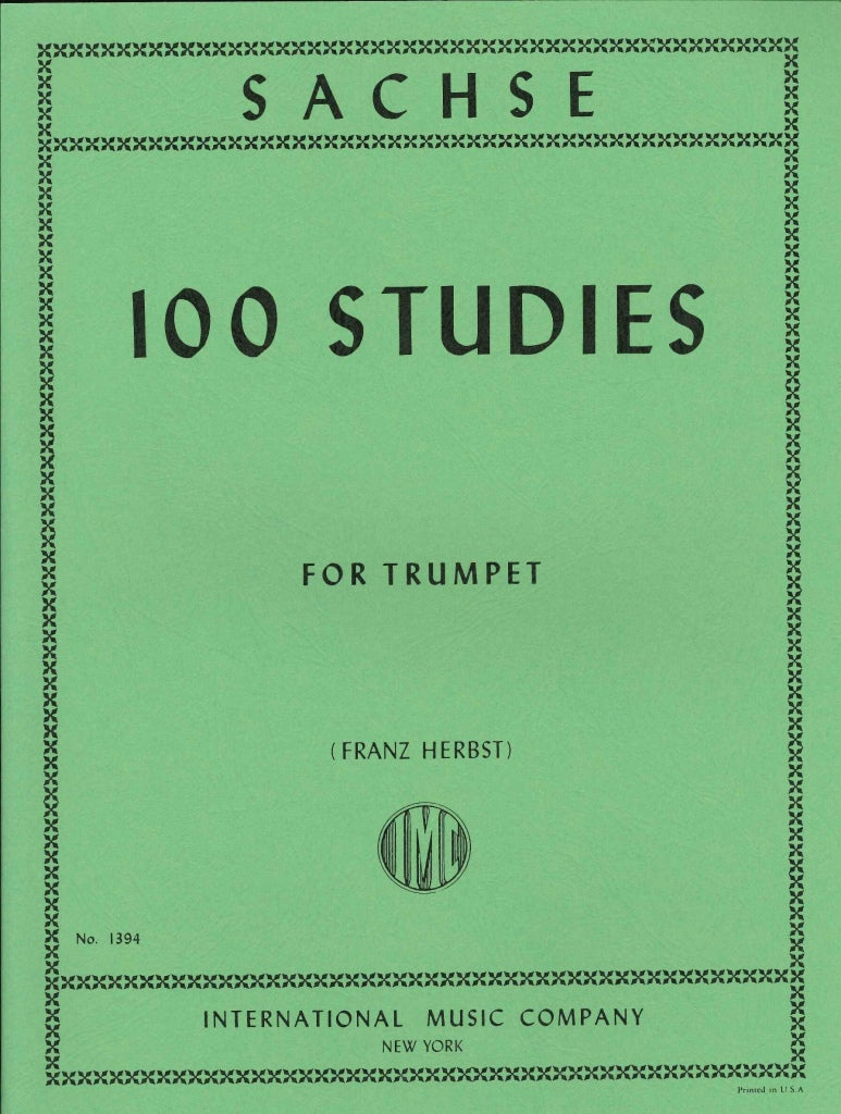 Sachse, 100 Etudes (Herbst) (IMC)