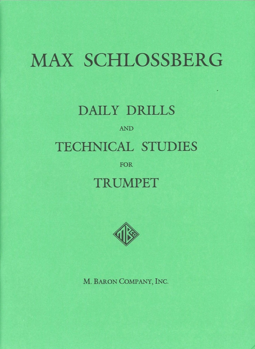Schlossberg, Daily Drills & Tech.Studies (M.Baron)