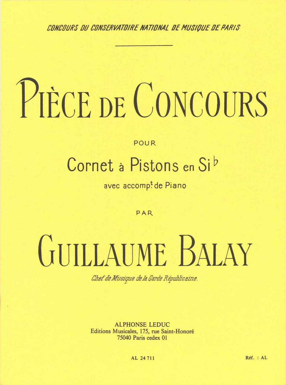 Balay, Piece de concours (Cnt,Pf) (Leduc)