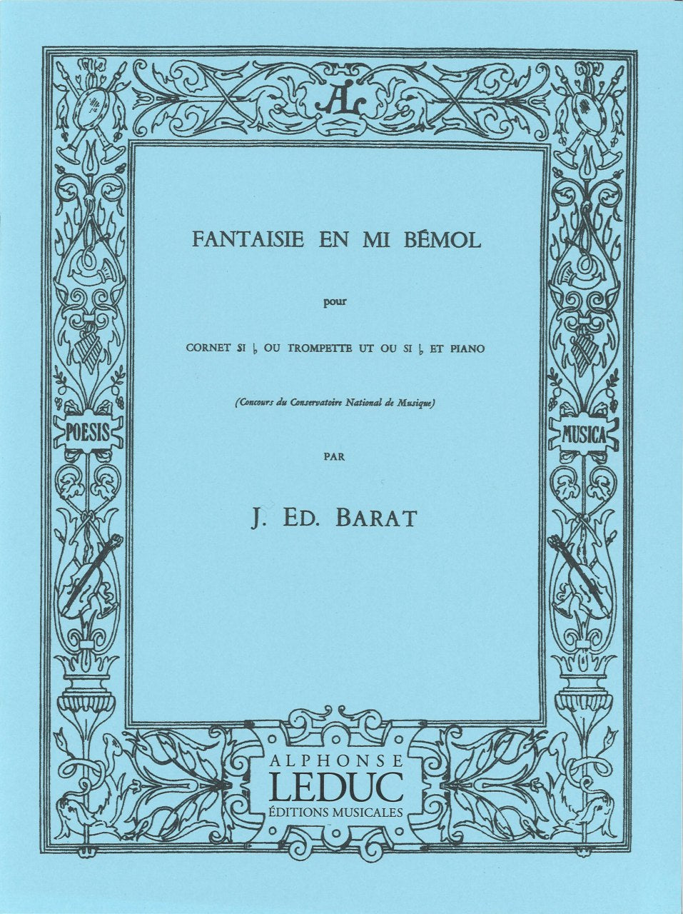 Barat, Fantaisie en Mib (Cnt/Trp,Pf) (Leduc)