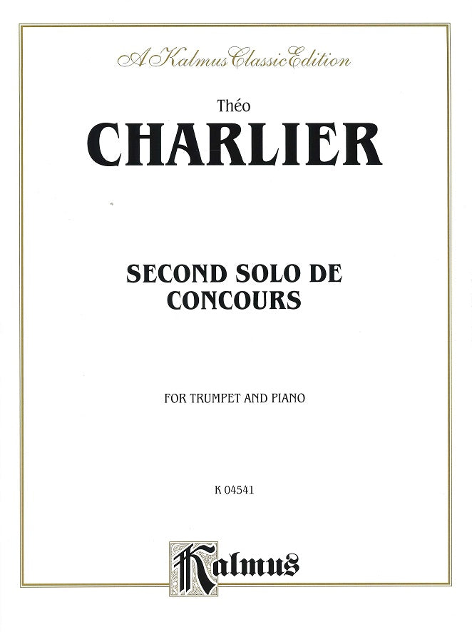 Charlier, Solo de concours No. 2 (1943) (Kalmus/Alfred)