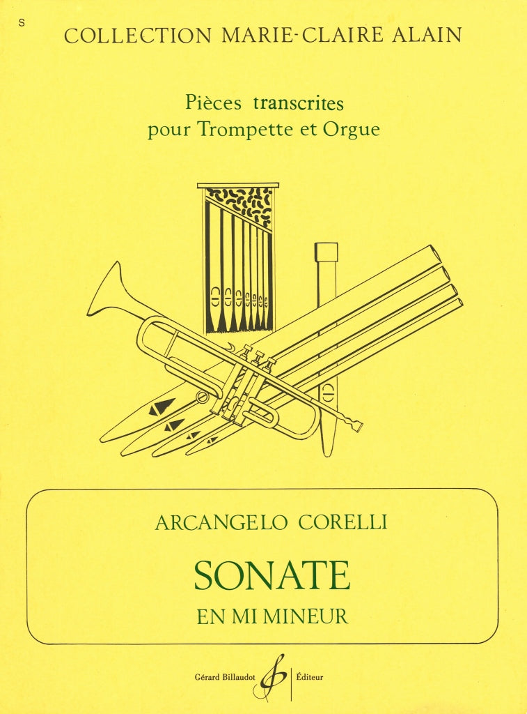 Corelli, Sonate en mi mineur (Trp,Org) (Billaudot)