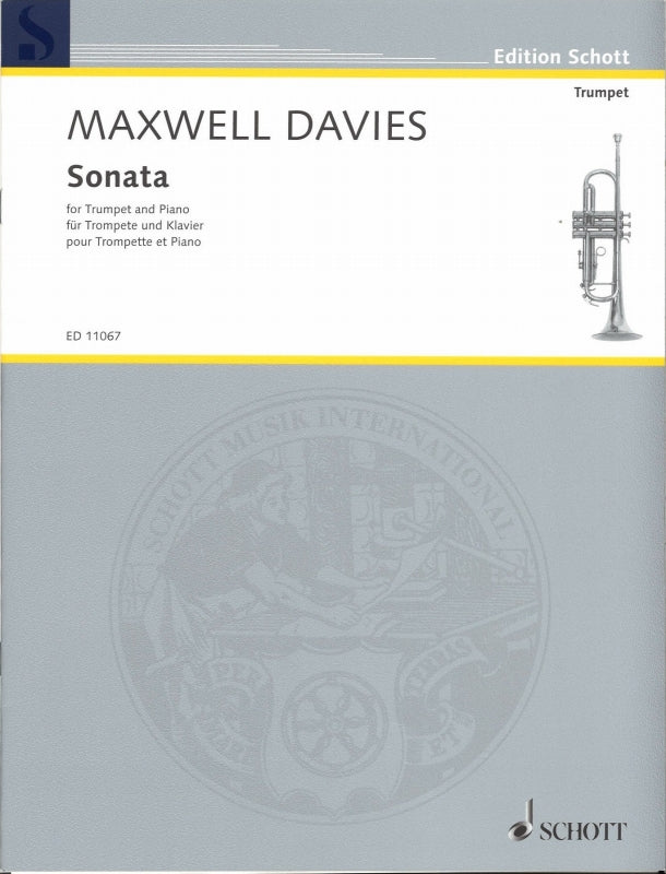Maxwell Davies, Sonata (D Trp,Pf) (Schott)