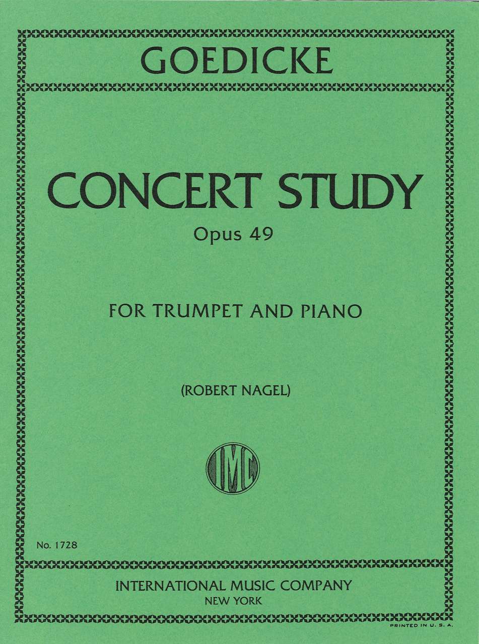 Goedicke, Concert Study op. 49 (Nagel) (IMC)