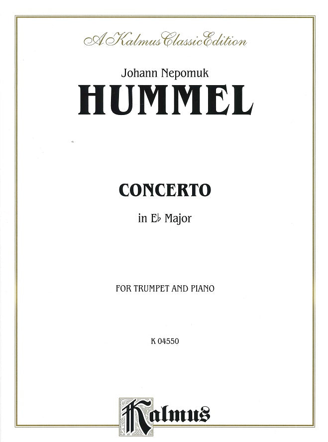 Hummel, Concerto in Eb (Kalmus/Alfred)