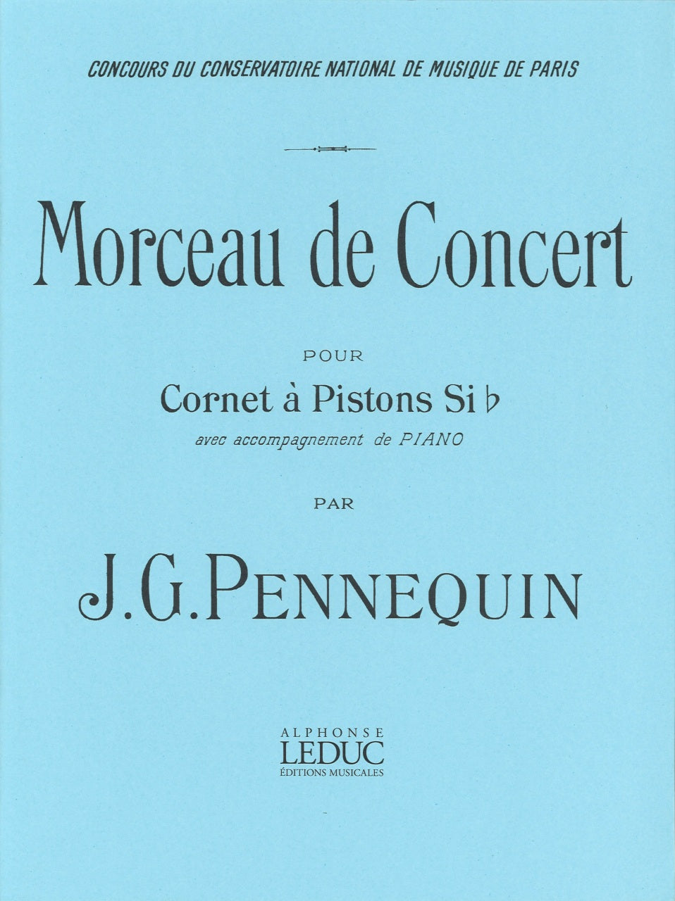Pennequin, Morceau de concert (Leduc)