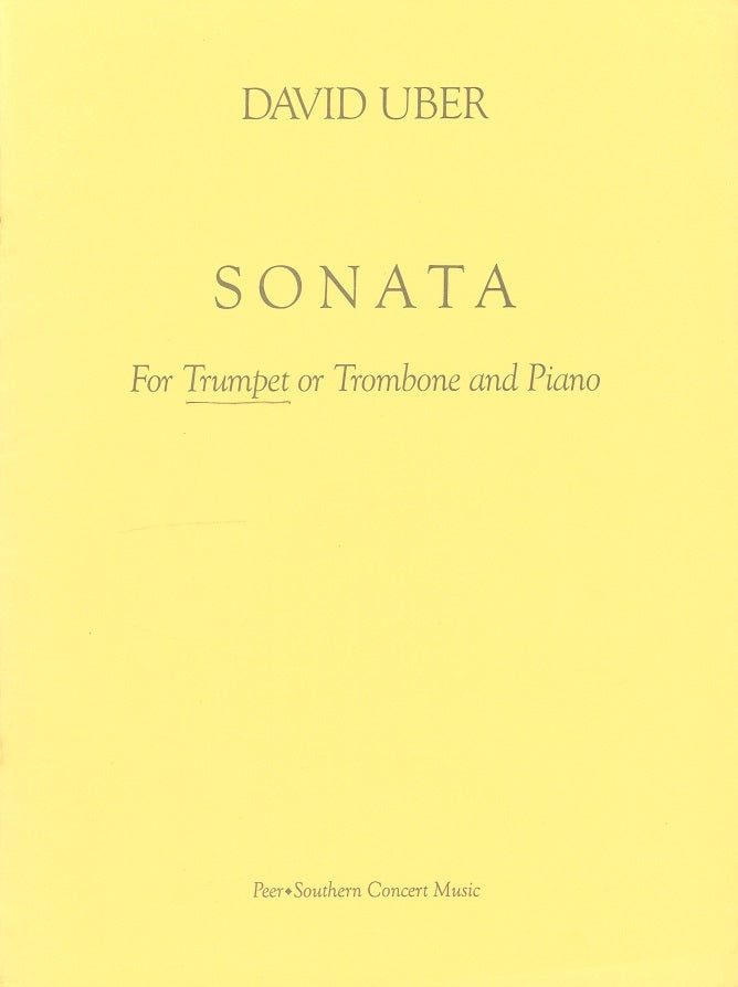 Uber,D., Sonata Op.34 (Peermusic)