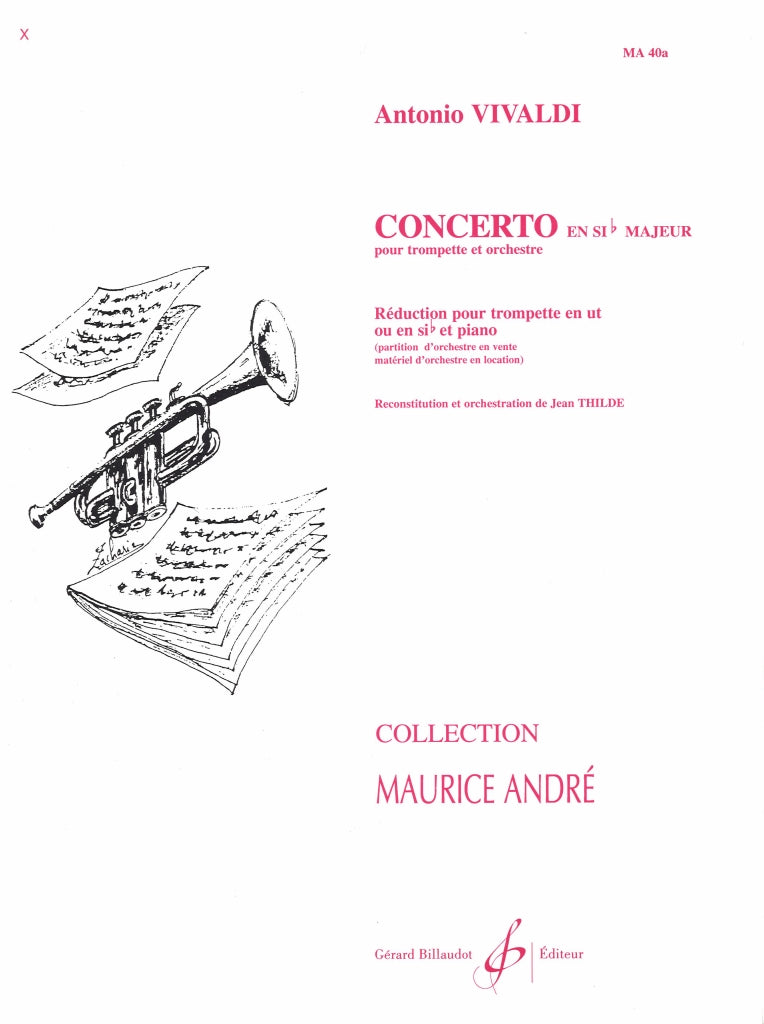 Vivaldi, Concerto en Sib (Thilde) (Billaudot)