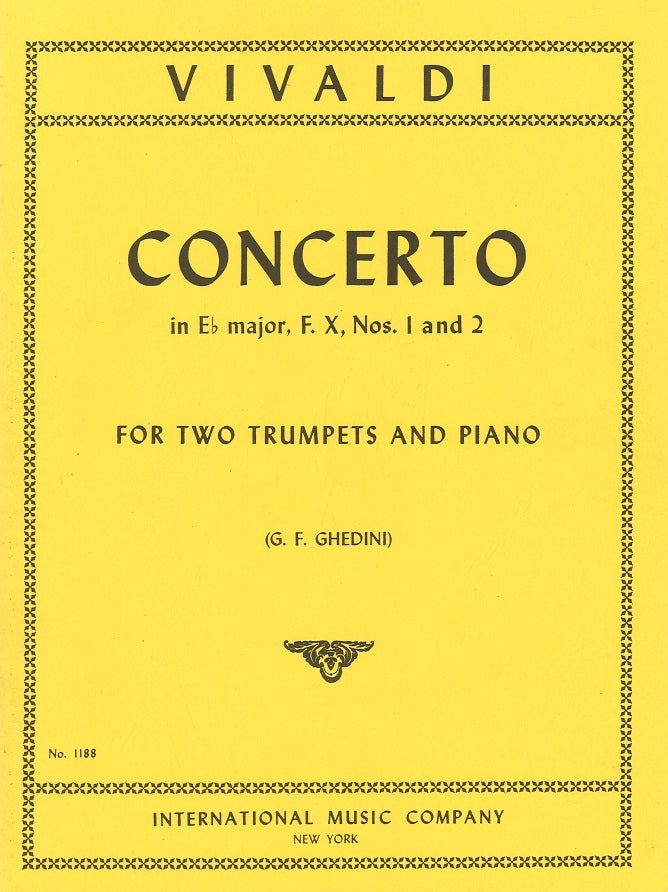 Vivaldi, Concerto in Eb (2CTrp,Pf) (IMC)