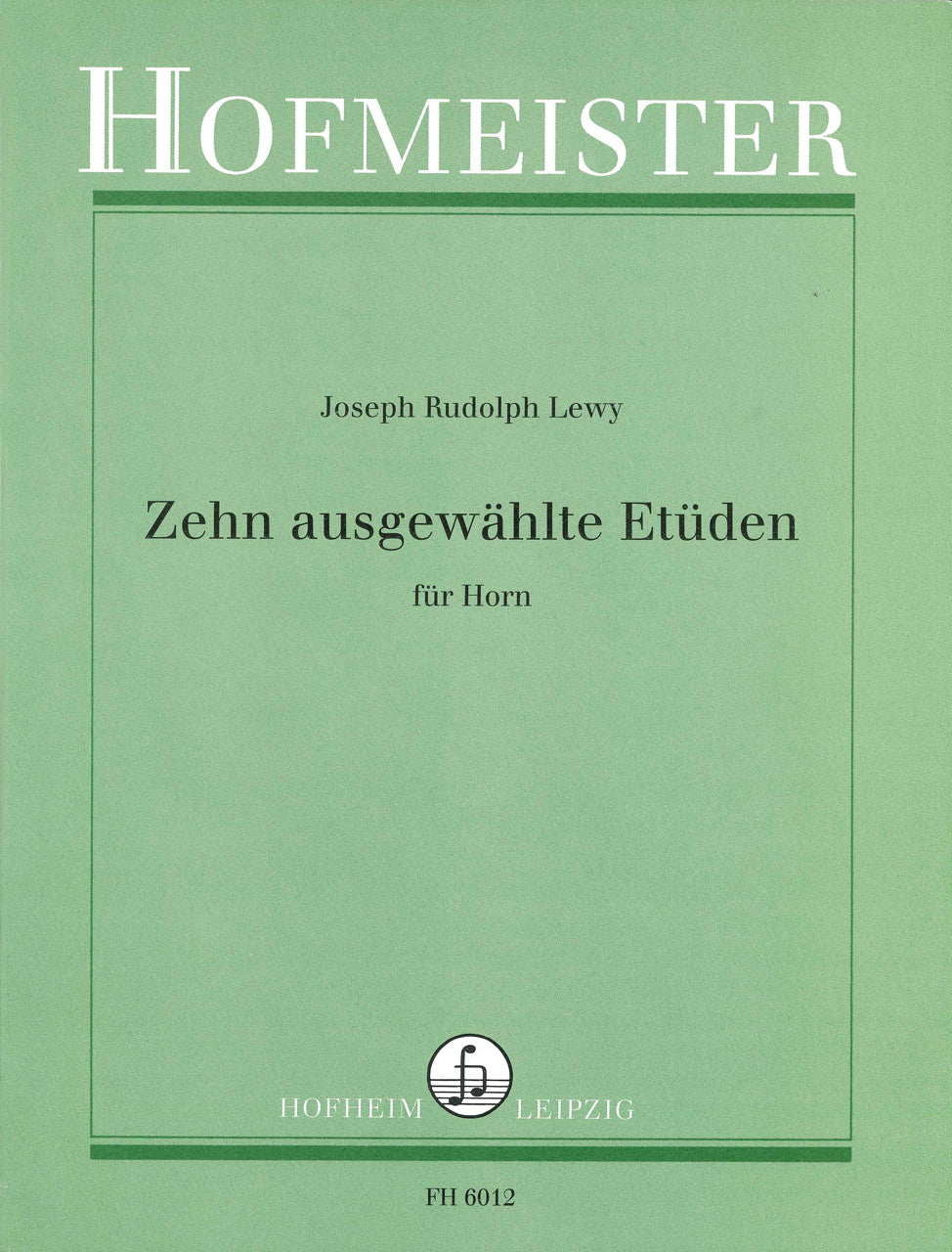 Lewy, 10 ausgewahlte Etuden (Damm) (Hofmeister)