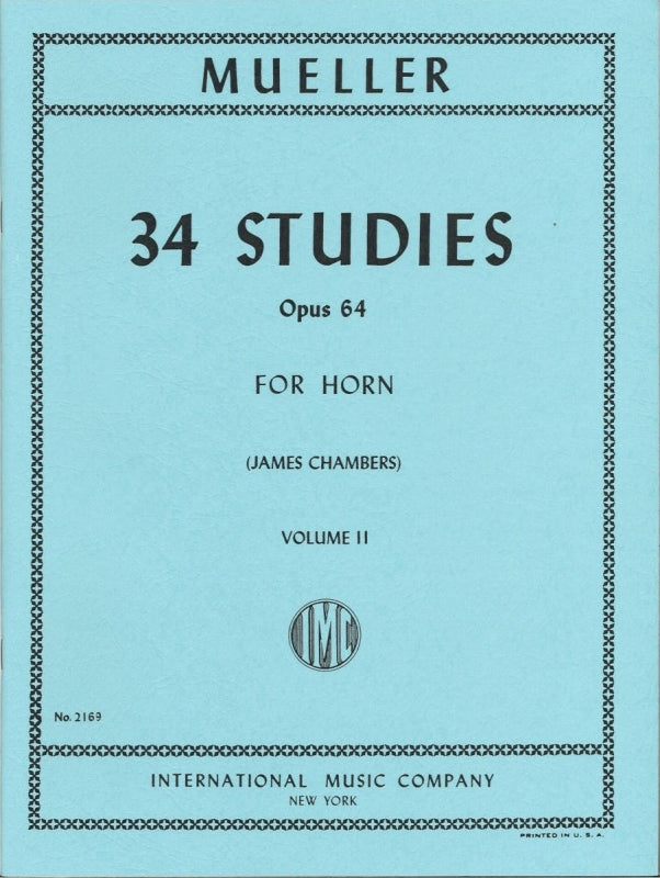 Muller, 34 Studies op. 64, 2 (Chambers) (IMC)