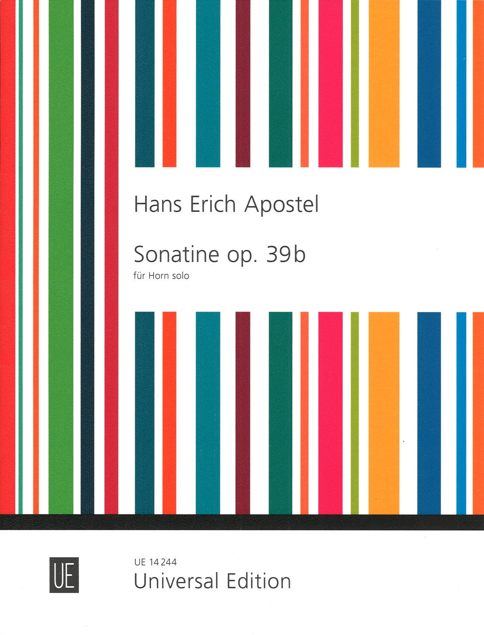 Apostel, Sonatine op. 39b (Hn Solo) (Universal)