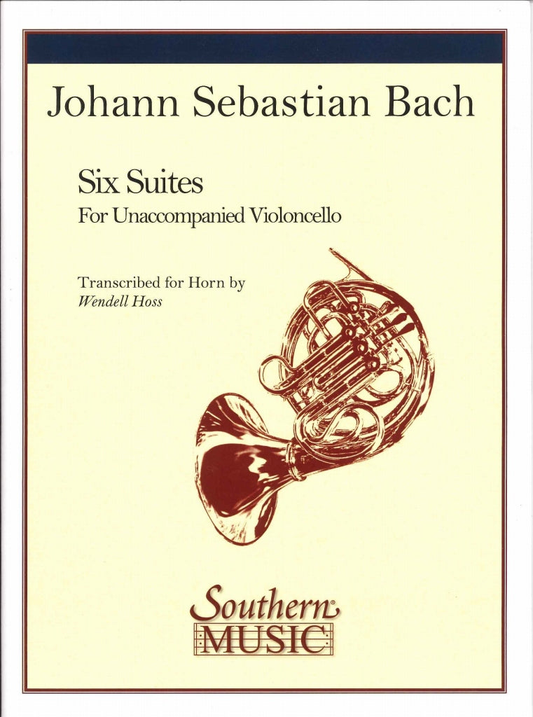 Bach, 6 Suites (Hn Solo) (Hoss) (Southern)