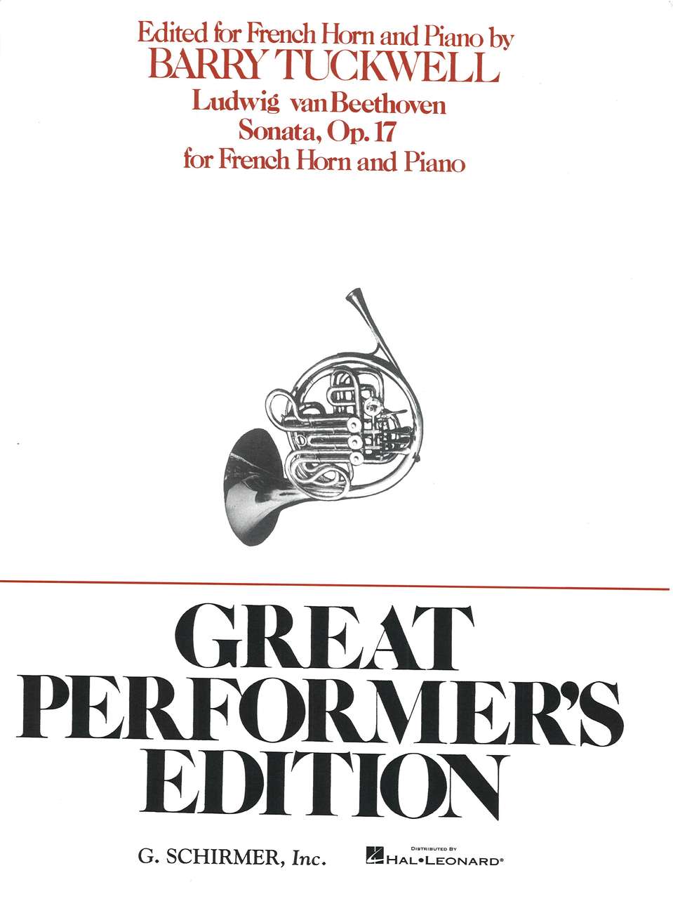 Beethoven, Sonata in F op. 17 (Tuckwell) (G.Schirmer)