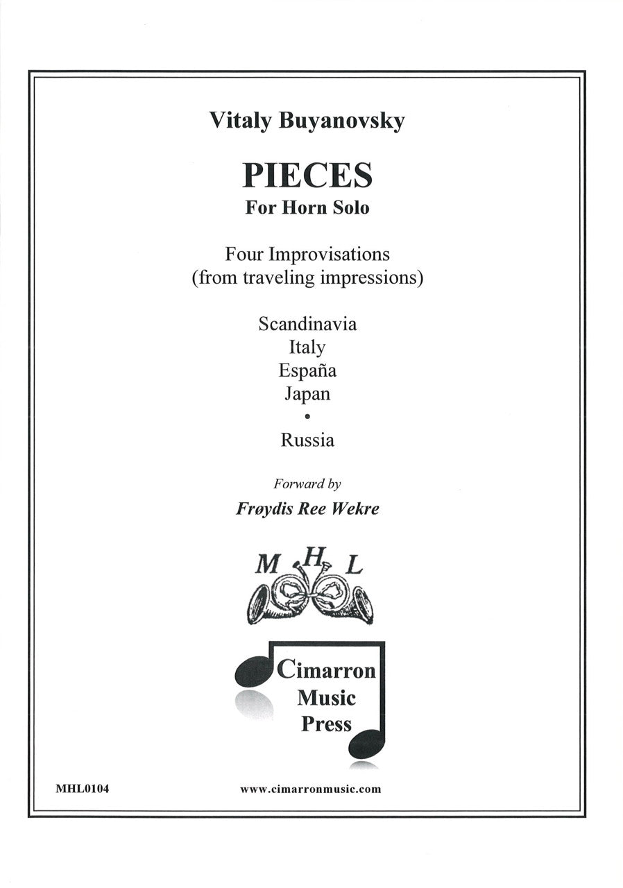 Buyanovsky, Pieces (Hn Solo) (McCoy's Horn Library)