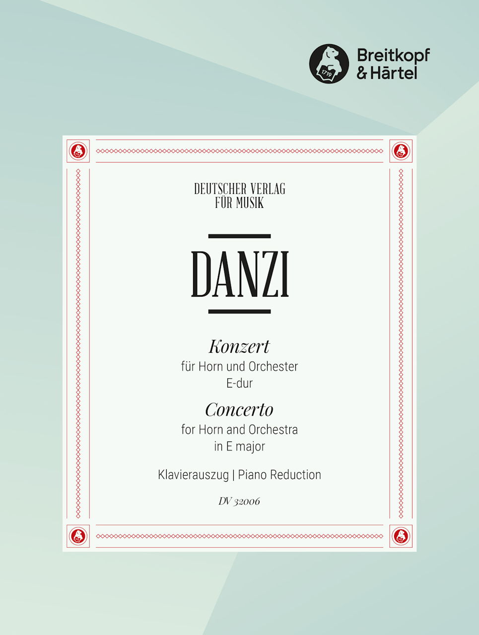 Danzi, Concerto in E (Hofmann/Damm) (Deutscher Verlag fur Musik)