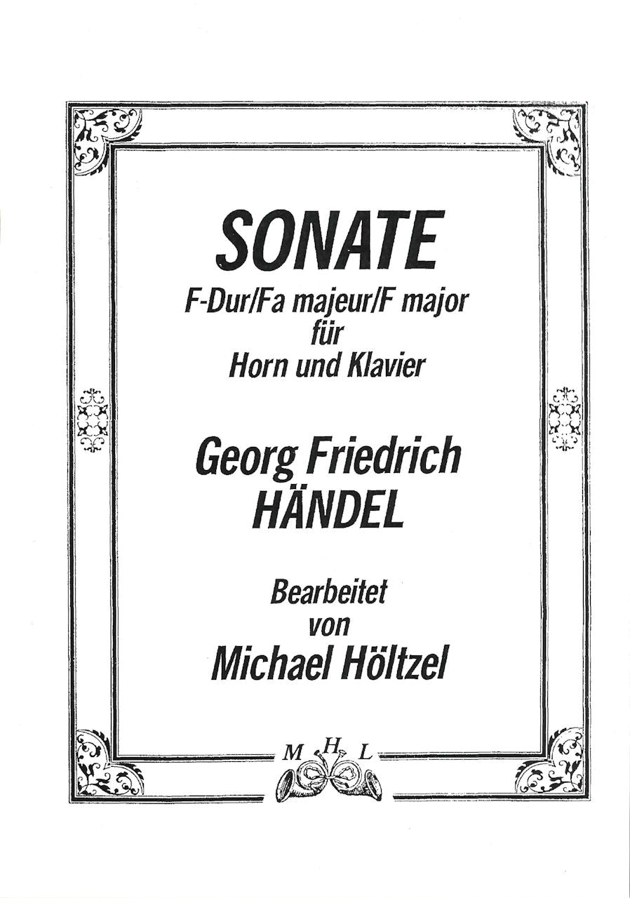 Handel, Sonate in F (Holtzel) (McCoy's Horn Library)
