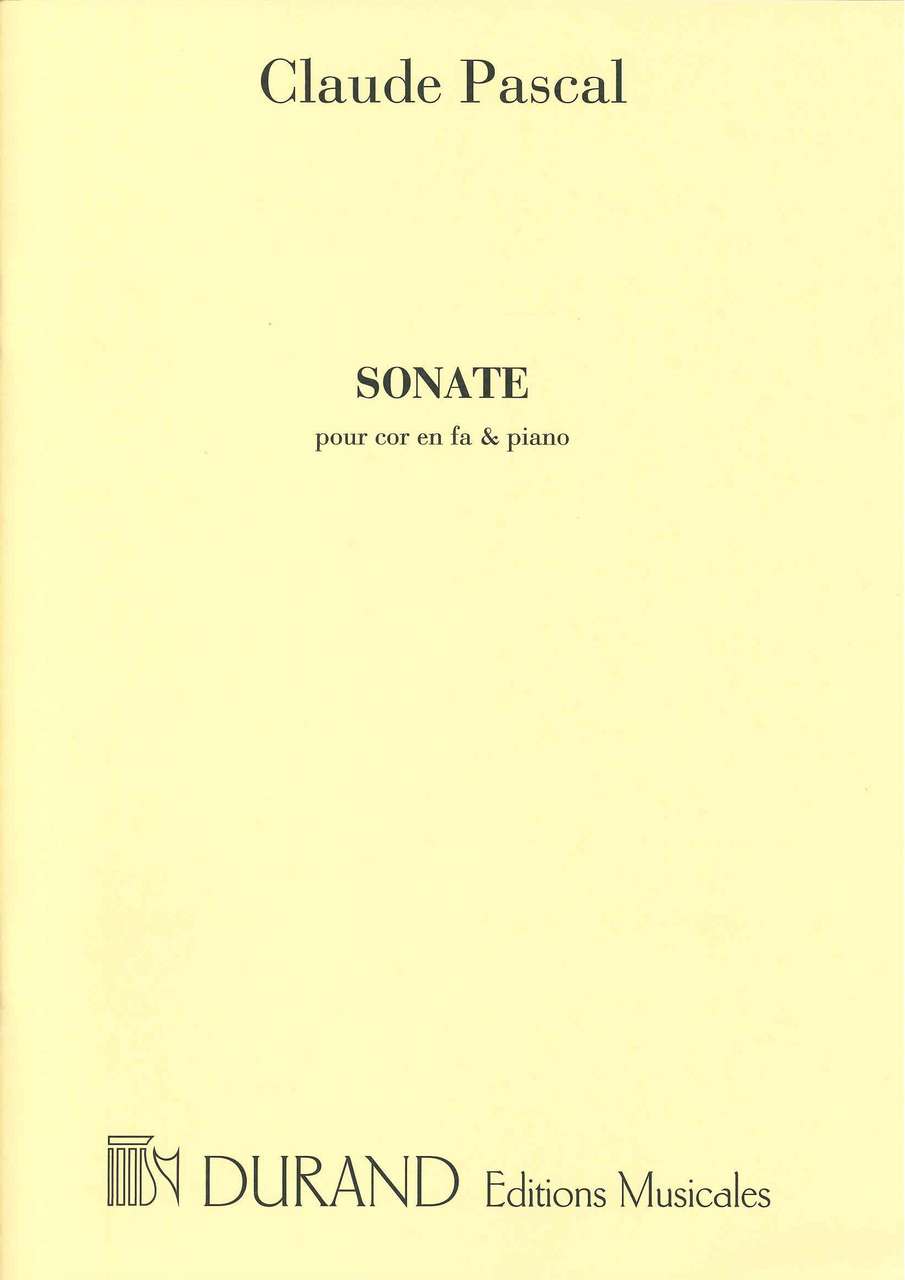 Pascal, Sonate (Horn,Piano) (Durand)