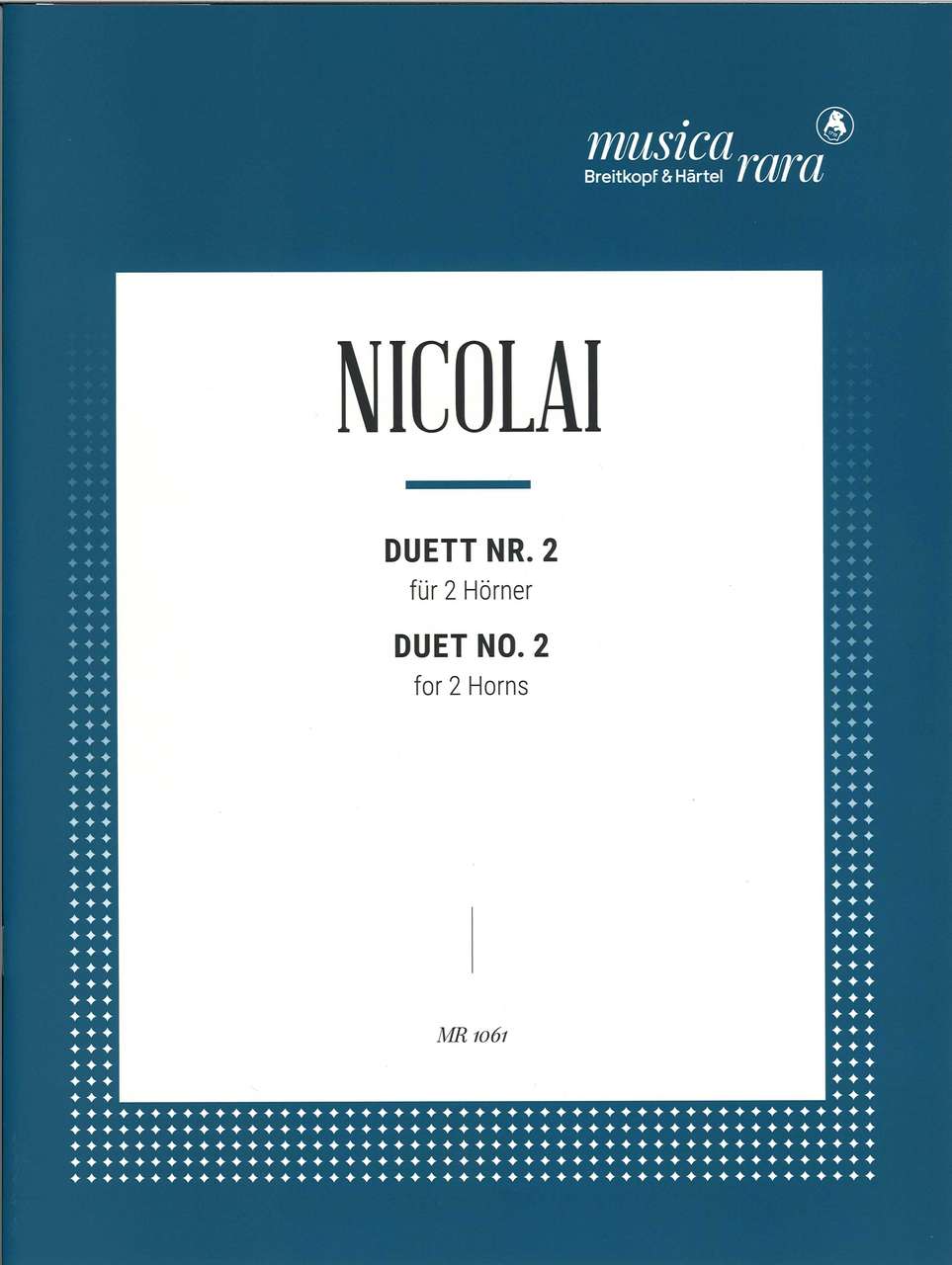 Nicolai, Duet No. 2 (2Hn) (Musica Rara)