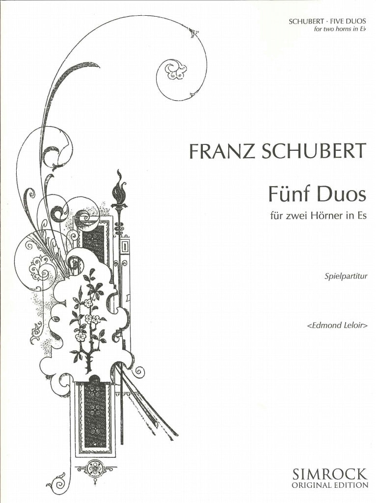 Schubert, 5 Duos (2Hn) (Simrock)