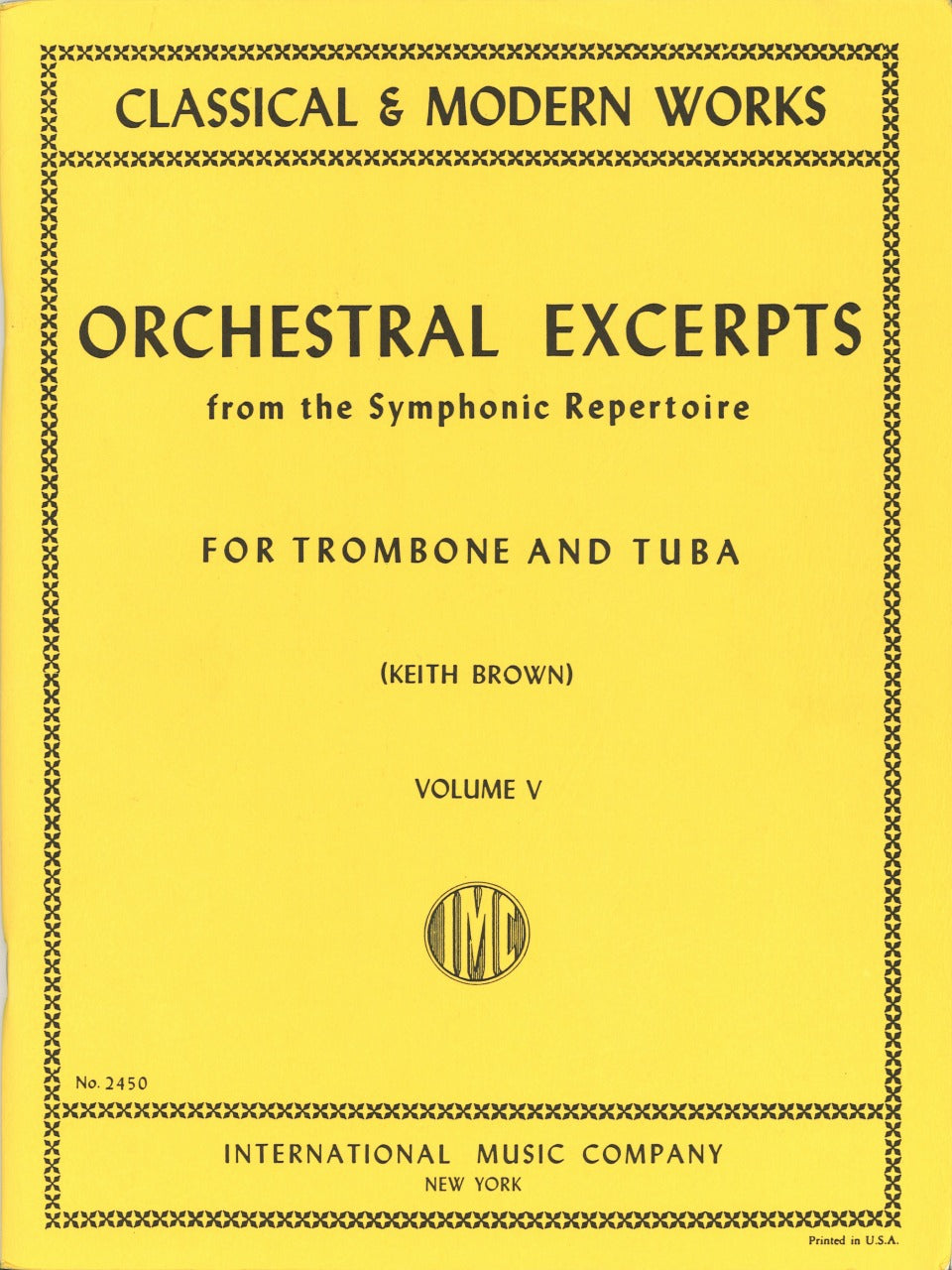 Orchestral Excerpts 5 (Brown) (IMC)