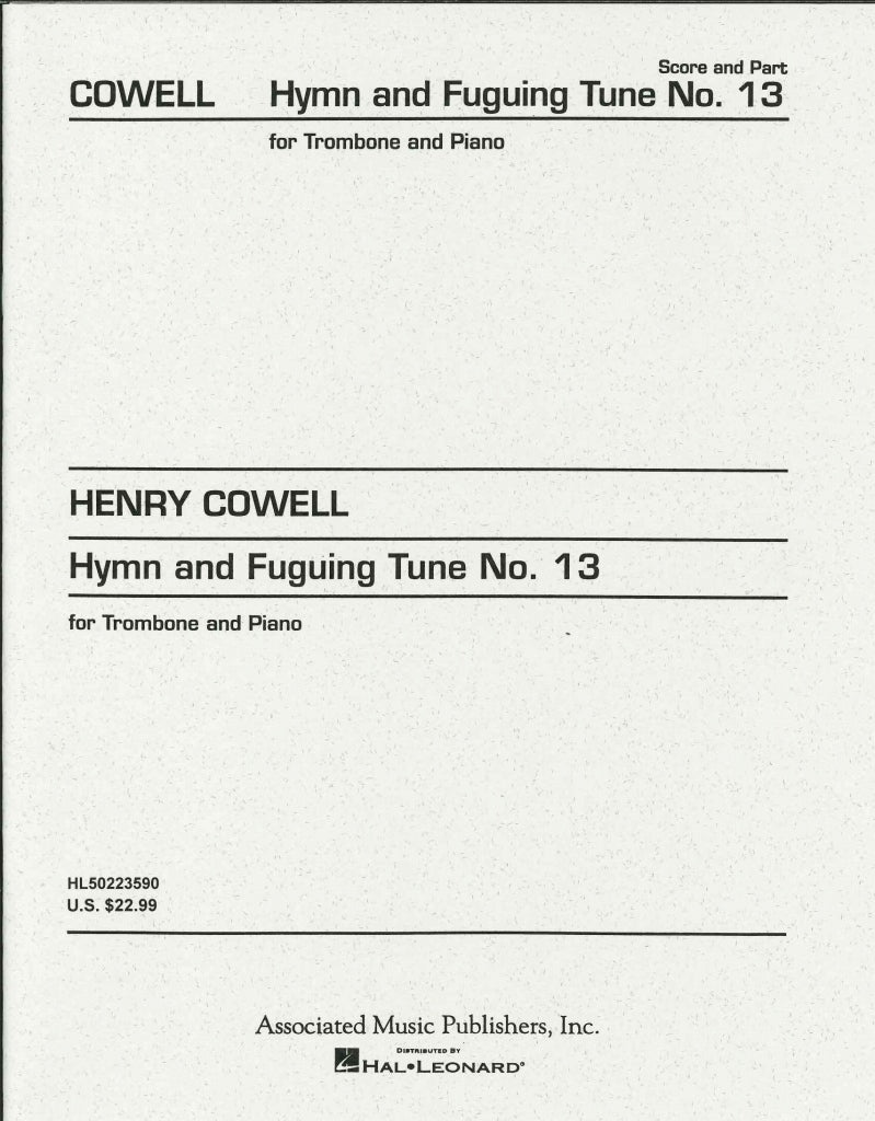 Cowell, Hymn and Fuguing Tune No. 13 (AMP)
