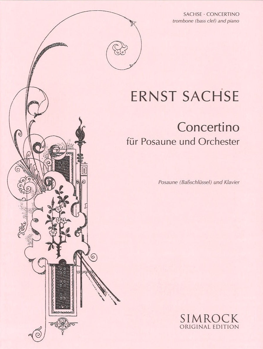 Sachse, Concertino in Bb (Tbn,Pf) (Simrock)