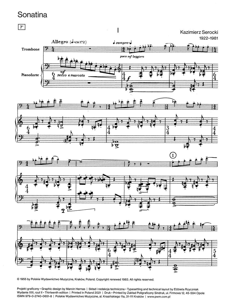 Serocki, Sonatina (PWM)