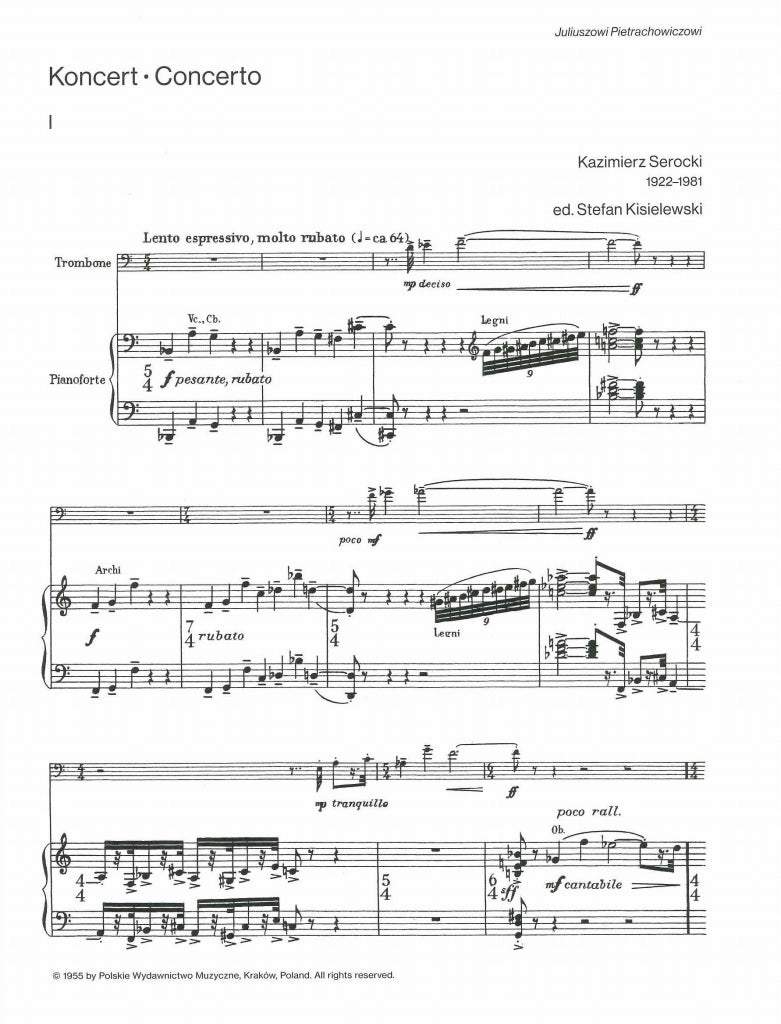 Serocki, Concerto (1953) (PWM)