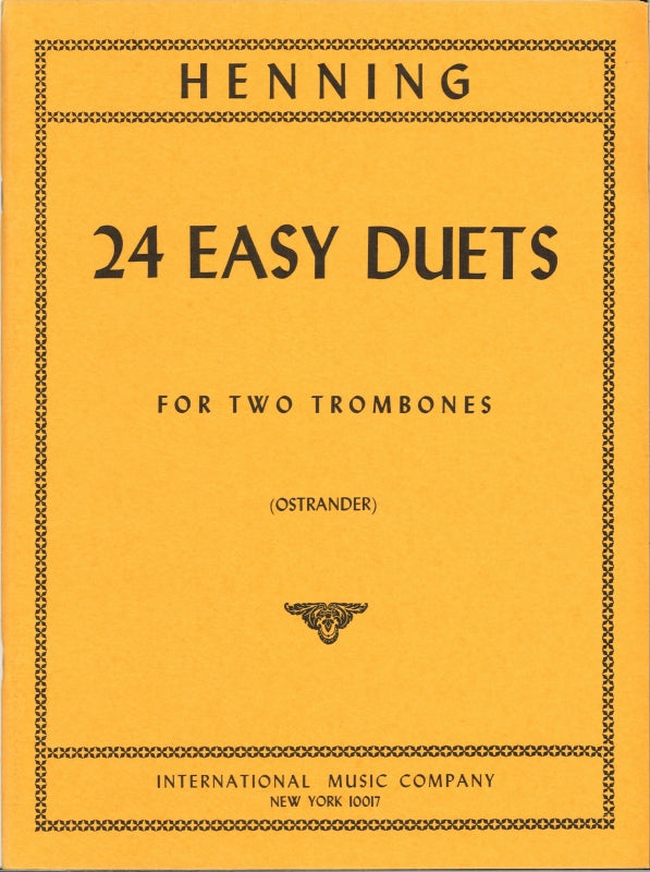 Henning,24 Easy Duets (2Tbn) (IMC)