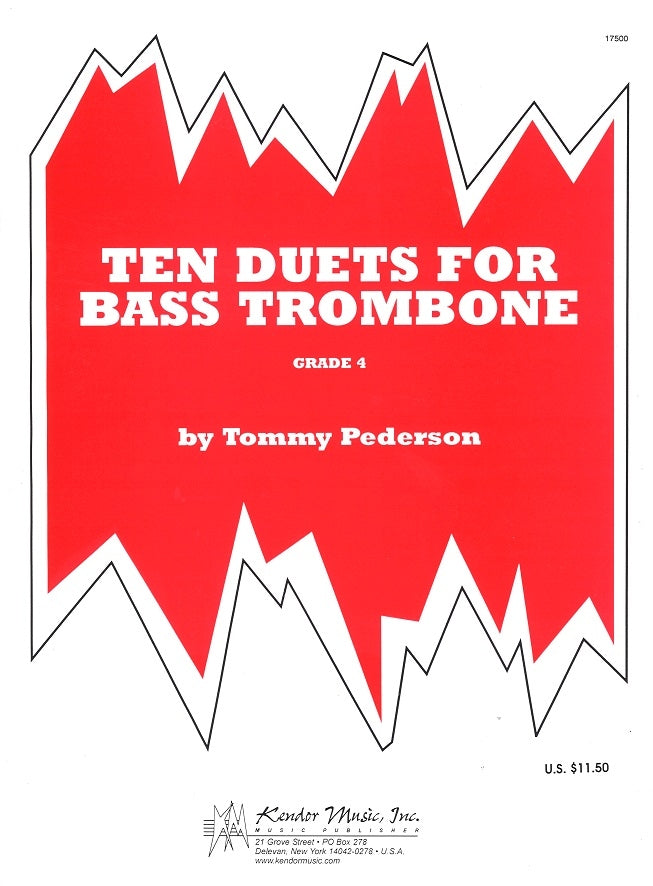 Pederson, Duets (10) for Bass Trbn. (Kendor)