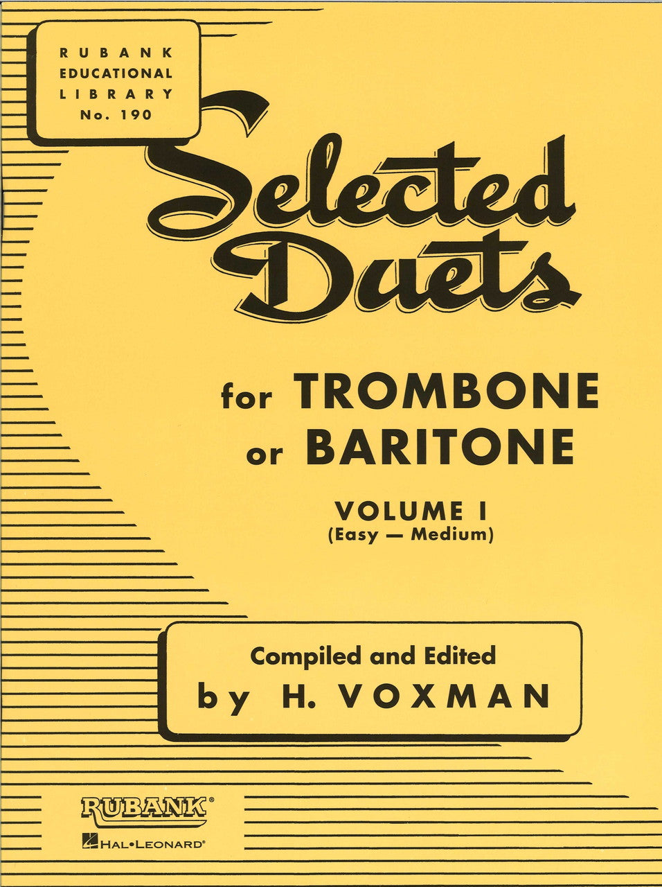 Voxman, Selected Duets for Trombone 1 (Rubank)