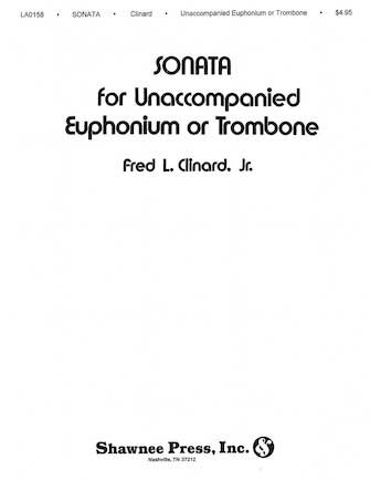 Clinard, Sonata (Euph/Tbn Solo) (Shawnee Press)