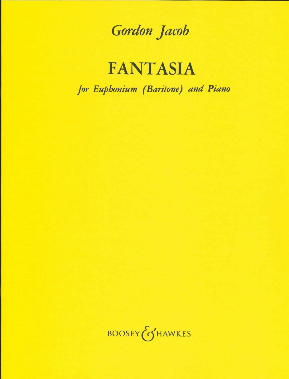 Jacob, Fantasia (Boosey)