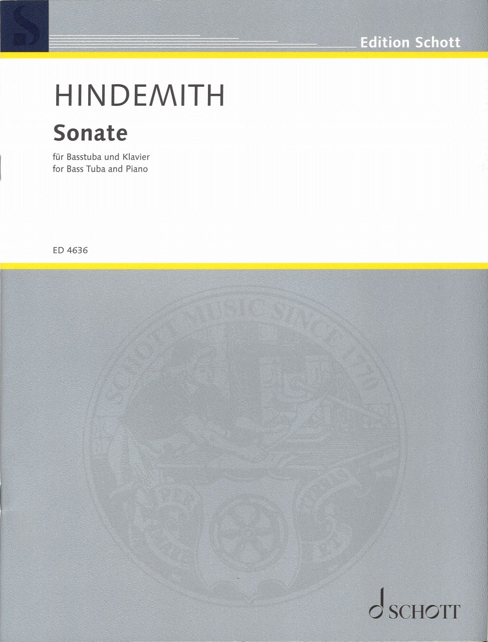 Hindemith, Sonate (1955) (Schott)