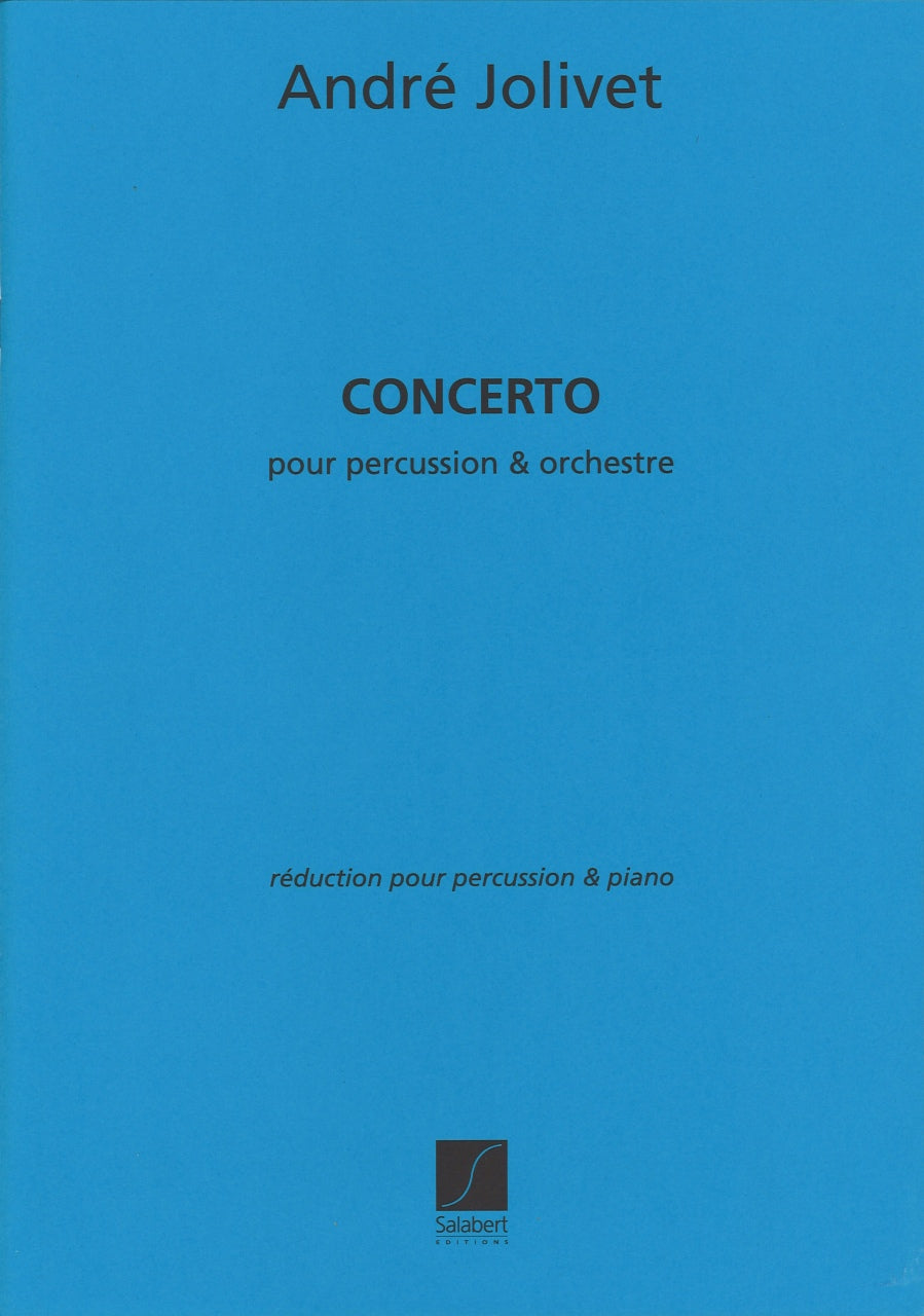 Jolivet, Concerto pour perc. (Perc,Pf) (Salabert)
