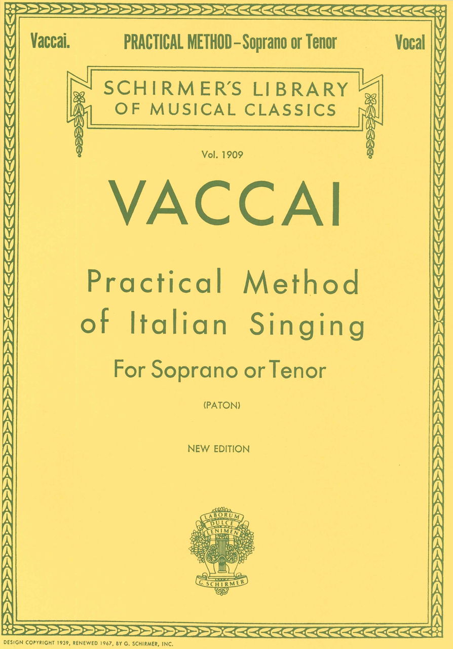 Vaccai, Practical Method (Sopran/Tenor) (G.Schirmer)
