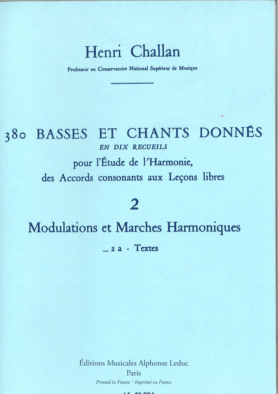 Challan, 380 Donnes 2a: Textes (Leduc)