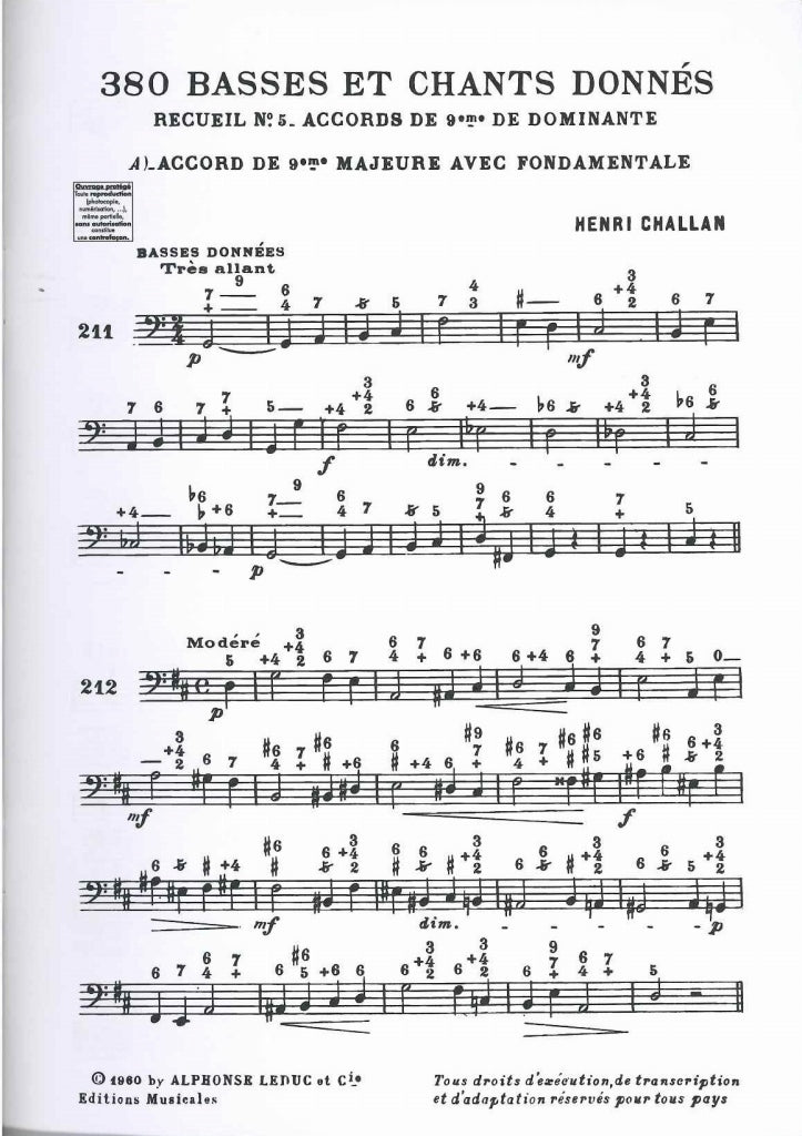 Challan, 380 Donnes 5a: Textes (Leduc)