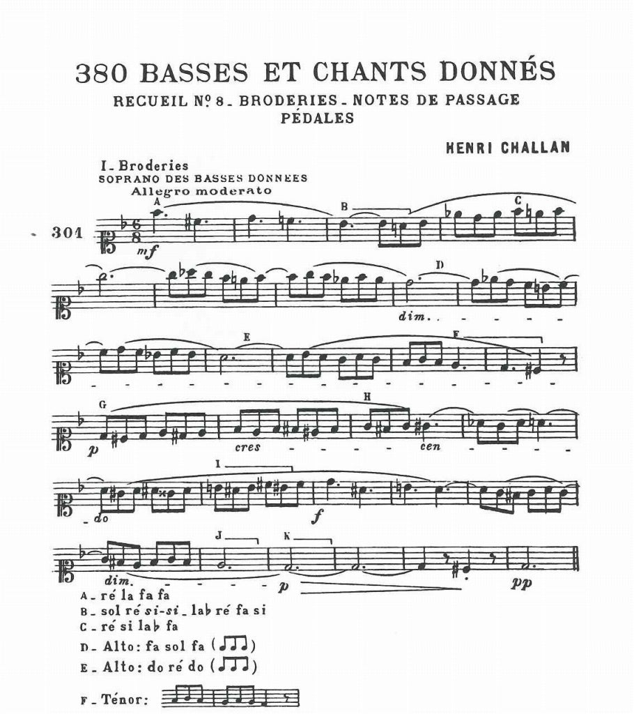 Challan, 380 Donnes 8b: Realisation (Leduc)