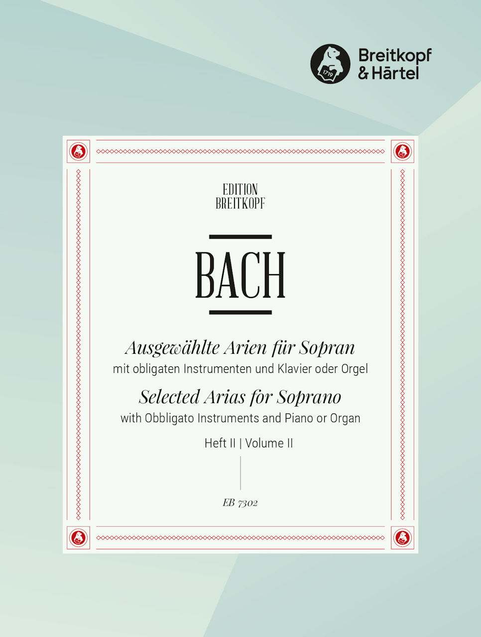 Bach, Ausgewahlte Arien fur Sopran 2 (Breitkopf)