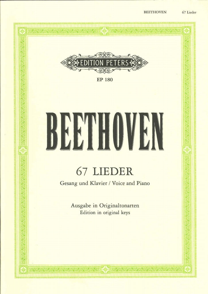 Beethoven, 67 Lieder (Peters)