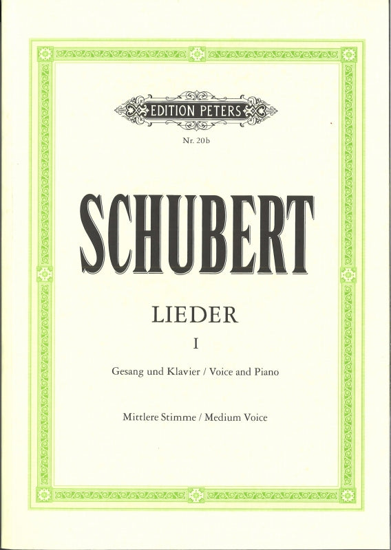 Schubert, Lieder 1 (M) (Friedlaender) (Peters)