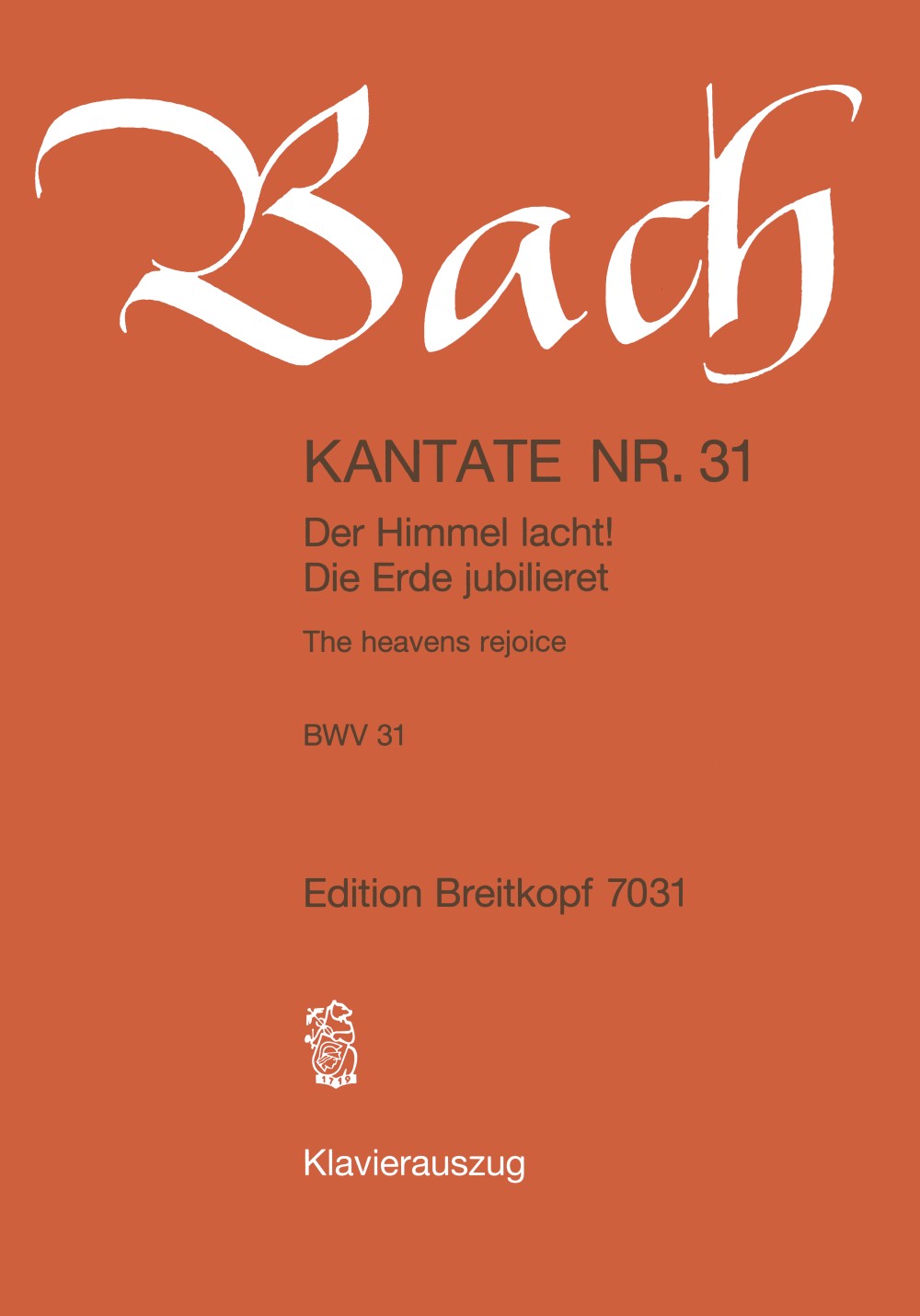 Bach, Kantate Nr. 31 (Breitkopf)