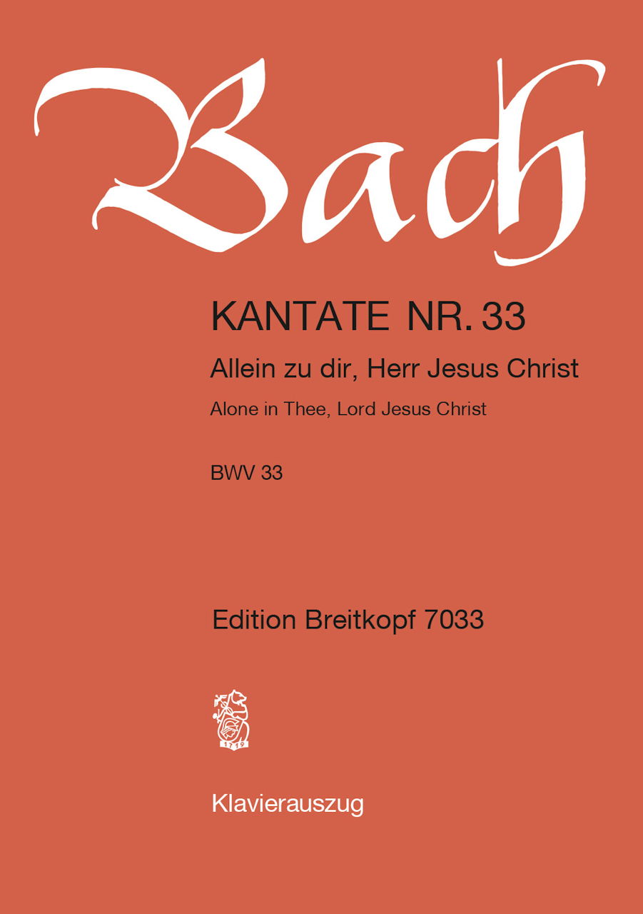 Bach, Kantate Nr. 33 (Breitkopf)