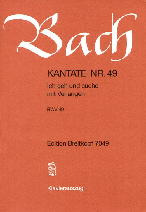 Bach, Kantate Nr. 49 (Breitkopf)