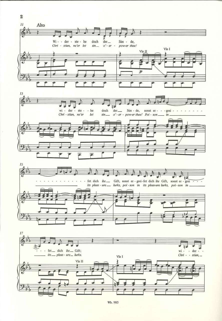 Bach, Kantate Nr. 54 (Breitkopf)